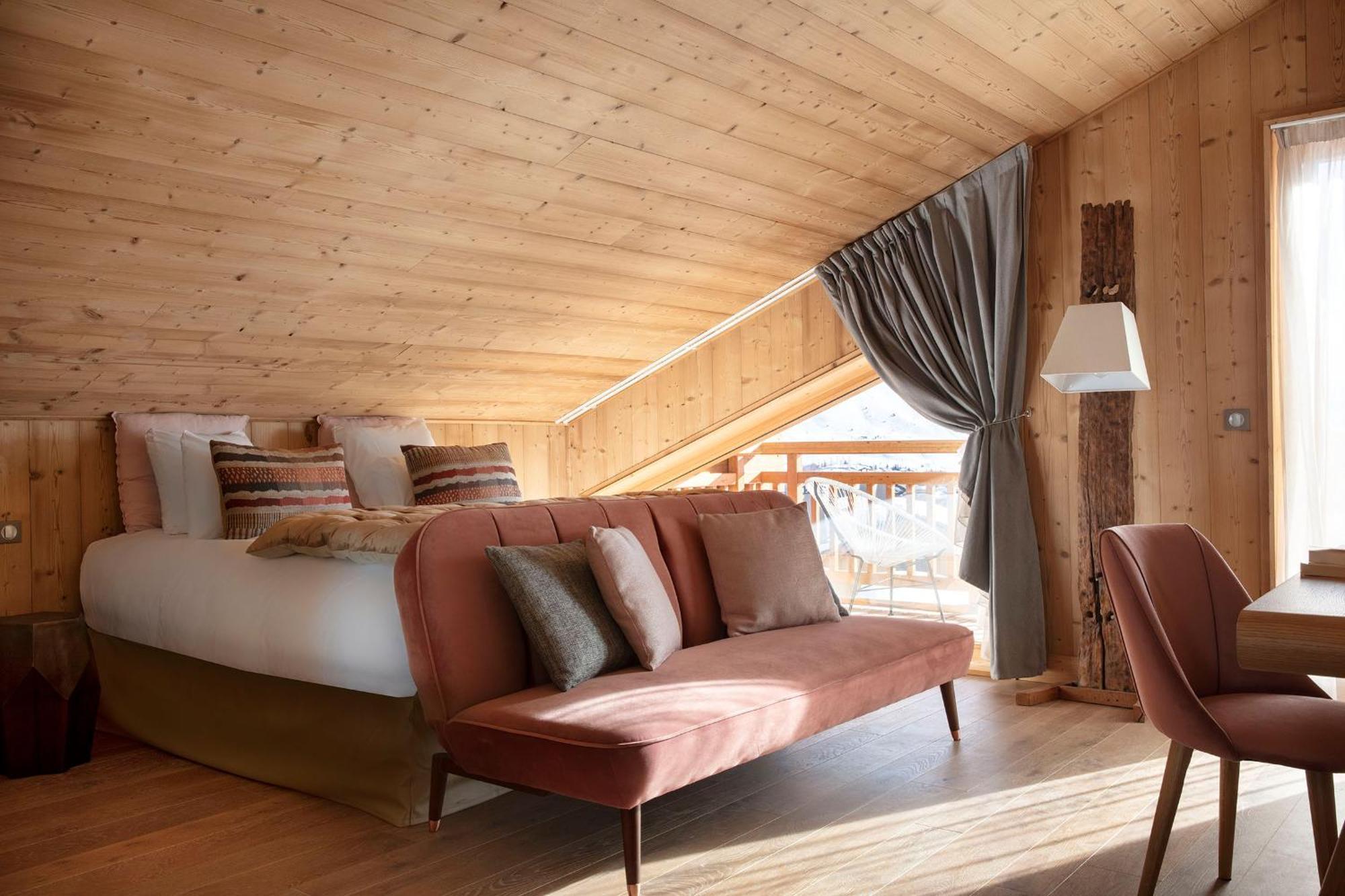 Grandes Rousses Hotel & Spa Alpe d'Huez Eksteriør bilde A room at the hotel