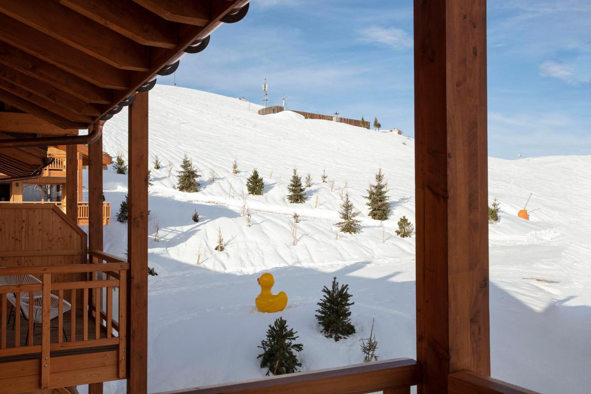 Grandes Rousses Hotel & Spa Alpe d'Huez Eksteriør bilde The ski resort of Les Saisies